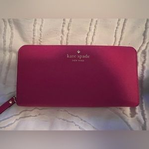Kate Spade hot pink wallet